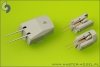 Master SM-200-007 German battleship Bismarck - secondary and heavy AA armament barrels - 15cm (12 pcs), 10,5 cm (16 pcs)